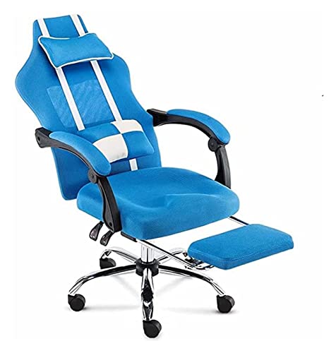 WADRBSW Gaming-Stuhl, um 360° drehbar, Netzstoff, gepolsterter Sitz mit hoher Rückenlehne, Büro-Computertisch und Stuhl, Stuhl erforderlich, komfortable Jubiläumsvision to Pursue Happiness von WADRBSW