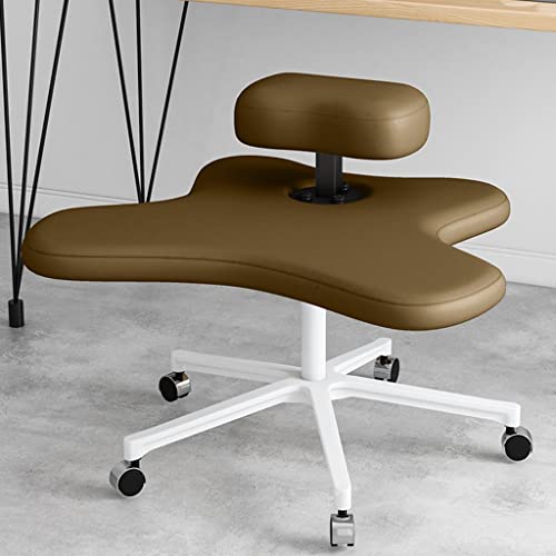 Kniestuhl, Ergonomischer Sitz, Fünfzackig mit Rollen, Höhenverstellbarer Hocker Zur Haltungsverbesserung und korrektur, Geeignet für Den Einsatz im Home Office, Mehrfarbige Ausführung ( Color : Lactos von WAEYZ