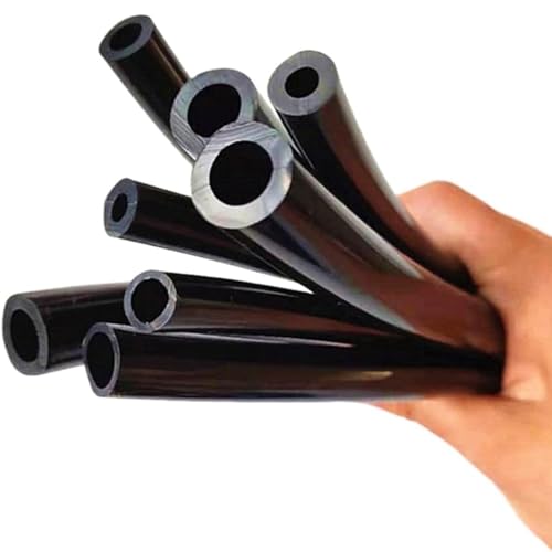 1 Meter Schwarzer Flexibler Silikonschlauch, Hitzebeständiger Weicher Gummischlauch, Geeignet for Die Luftpumpe Von Hochdrucktank-Aquarien(ID 8mm OD10mm) von WAFBOH