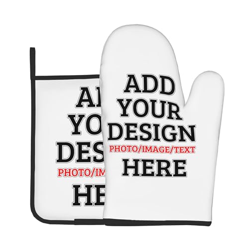 Custom Oven Mitts Personalized Oven Mitts and Pot Holders Sets Custom Kitchen Gifts Add Your Image Text for Friend,Family as Gift 1 Oven Mitts+ 1 Pot Holders Custom Oven Mitts Personalized Oven Mitts and Pot Holders Sets Custom Kitchen Gifts Add Your Image Text for Friend,Family as Gift 1 Oven Mitts+ 1 Pot Holders von WAFICAC