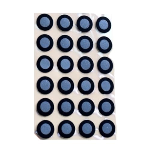 1000 Stück 3D-Scanner-Markierungspunkte Mattschwarze Punktmarkierung Kopierer-Markierungspunkte Vielseitig Einsetzbar(6mm outside and 3mm inside) von WAFOHSR