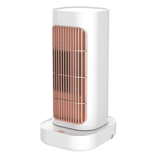 1300 W Desktop-Kleinheizung Mit Schüttelbarem Kopf, Keramik-PTC-Schnellheizung, Intelligente Elektrische Heimheizung Einfach Zu Bedienen(White) von WAFOHSR
