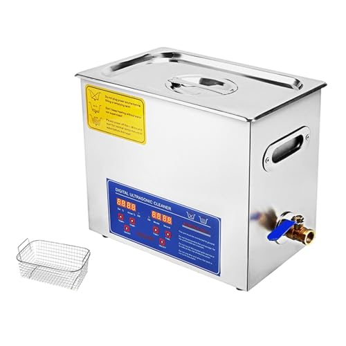 2/3/6/10/30L Edelstahl Ultraschall Reiniger Industrielle Ultraschall Waschmaschine Mit Digital Timer Heizung Hause Geräte Breites Anwendungsspektrum(6L-180W) von WAFOHSR