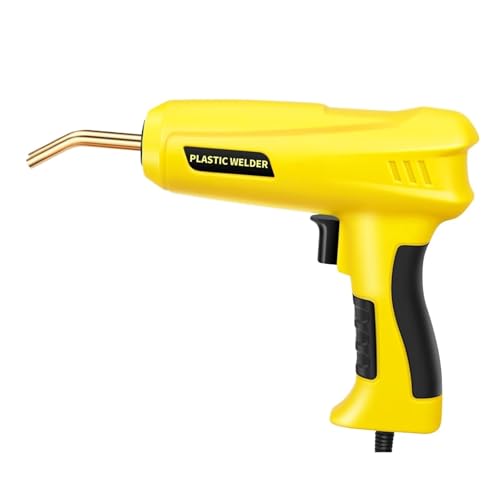 200-W-Kunststoffschweißgerät, Kunststoffschweißset, Heißhefter-Set, Kunststoffschweißpistole, Stoßstangenlötkolben, Heftklammern, PVC-Autoreparatur Einfach Zu Bedienen(Set 3) von WAFOHSR