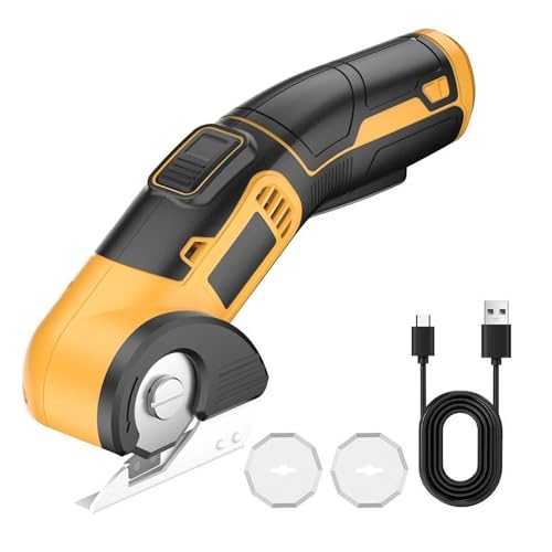 3,6 V Kabellose Elektrische Schere, Wiederaufladbare Kraftschere For Karton, Stoff, Teppich, Leder, Kunststoff – For Basteln, Nähen Einfach Zu Bedienen 3,6 V Kabellose Elektrische Schere, Wiederaufladbare Kraftschere For Karton, Stoff, Teppich, Leder, Kunststoff – For Basteln, Nähen Einfach Zu Bedienen von WAFOHSR