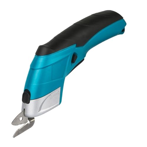 3,6 V Kabellose Nähschere, Kabellose Wiederaufladbare Elektrische Schere, Schneider For Stoff, Teppich, PVC, Leder, Schneidwerkzeuge Mit 2 Klingen Einfach Zu Bedienen(Two Cutter Head) von WAFOHSR