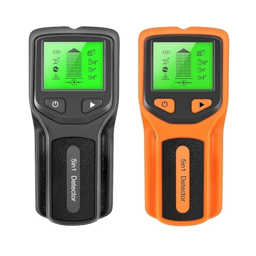 5-in-1 Professioneller Wandbolzensucher, Handdetektor, Drähte, Holz, AC-Draht, Kabel, Metallerkennung, Elektrischer Wandsucher, Scanner, 2 Stück Komfortabel In Der Anwendung 5-in-1 Professioneller Wandbolzensucher, Handdetektor, Drähte, Holz, AC-Draht, Kabel, Metallerkennung, Elektrischer Wandsucher, Scanner, 2 Stück Komfortabel In Der Anwendung von WAFOHSR