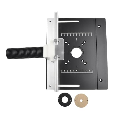 Aluminium Router Tisch Einsatz Platte Fräsen Flip Board Rückenlehne W/Gleitschiene Zaun 240 * 200mm For Holzbearbeitung Zimmerei Werkzeug Breites Anwendungsspektrum von WAFOHSR