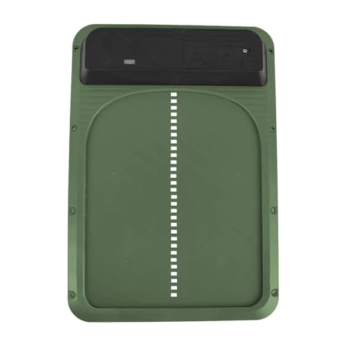 Automatische Hühnerstalltür Mit Lichtsensor, Robuster, Wasserdichter Automatischer Hühnertüröffner Aus ABS Einfach Zu Bedienen(Green) von WAFOHSR