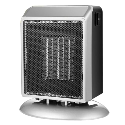Elektrische Heizung, Tragbarer Raum, Mini-Heizventilator, PTC-Wärmermaschine For Zuhause, Winter, Auto, Schlafzimmer, Büro, Heizkörper, Reisen Einfach Zu Bedienen(Sliver) von WAFOHSR