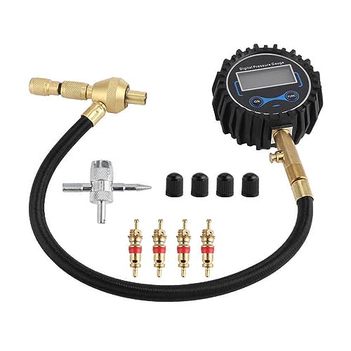 LCD-Digital-Luftreifenfüller mit Manometer, hochpräziser Multifunktions-Deflator Einfach Zu Bedienen von WAFOHSR