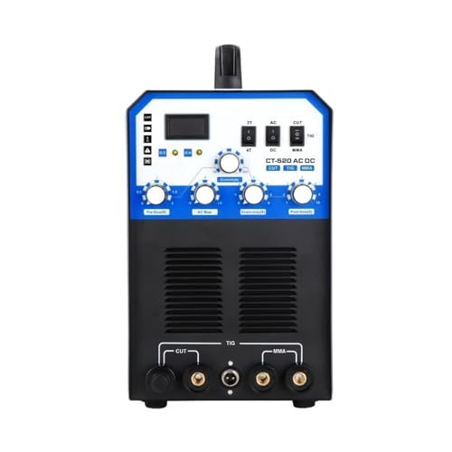 Multifunktions-AC/DC-WIG-Schweißgerät WIG MMA ARC CUT 3-in-1-CUT-Schweißgerät WIG-Schweißgerät Einfach Zu Bedienen(PACKAGE 1) von WAFOHSR
