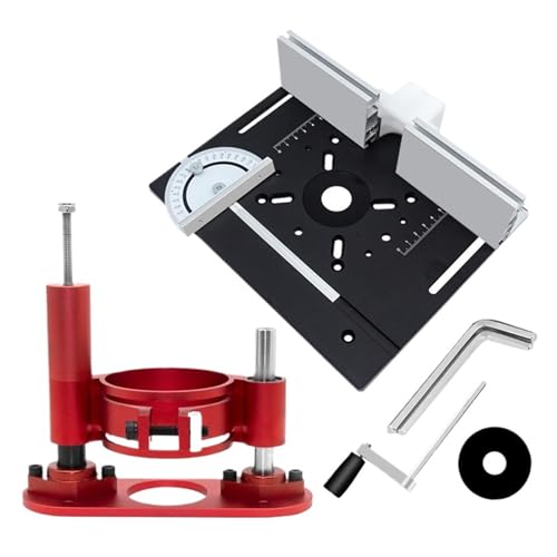 Router-Lift Aus Aluminiumlegierung, Aluminium-Router-Tisch-Einsatzplatten-Set, Holz-Router-Hebebasis For Heimwerker-Arbeitswerkzeug Breites Anwendungsspektrum Router-Lift Aus Aluminiumlegierung, Aluminium-Router-Tisch-Einsatzplatten-Set, Holz-Router-Hebebasis For Heimwerker-Arbeitswerkzeug Breites Anwendungsspektrum von WAFOHSR