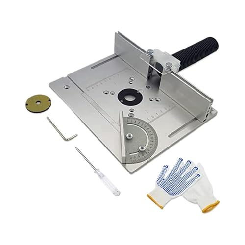 Router Tisch Einsatz Platte Aluminium Legierung Router Tische Router Zaun Holz Router Platte For Holzbearbeitung Trimmer Zimmerei Breites Anwendungsspektrum von WAFOHSR