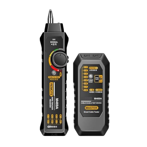 Smart Netzwerk Kabel Test Kabel Tester Finder Linie Tracer Empfänger Netzwerk Werkzeug Netzwerk Reparatur Leicht Und Tragbar(Black) von WAFOHSR