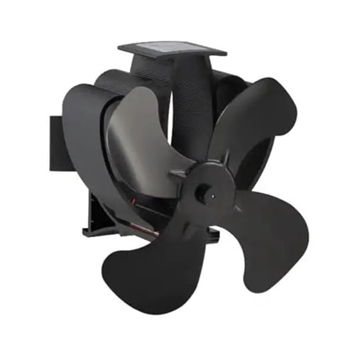 TOP Kaminventilator, Ofenventilator, 4 Flügel, Wärmebetriebene Ofenventilatoren For Holzscheitbrenner, Magnetischer Rauchrohr-Kaminventilator Einfach Zu Bedienen von WAFOHSR
