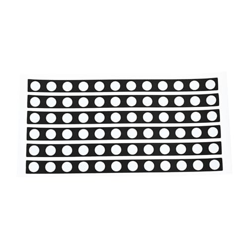 Verbrauchsmaterial For Laserscanner, Kreisförmiger Durchmesser 6 Mm, Hochreflektierende Streifenmarkierungspunkte – 20 Blatt Vielseitig Einsetzbar von WAFOHSR