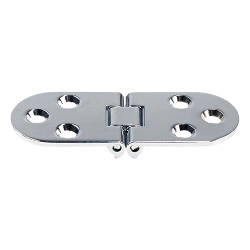 WAFOHSR 1 Stücke Klappe Klappscharniere Schranktüren Halbkreis Scharnier Schrank Verdeckte Unterstützung Tisch Flipping Scharnier Möbelbeschläge (Silver) von WAFOHSR