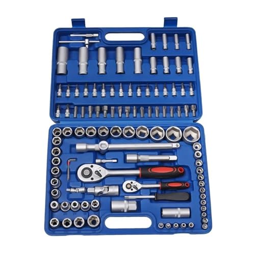WAFOHSR 108Pcs Multi Funktion Auto Buchse Ratsche Rad Auto Mechaniker Manuelle Drehmoment Tool Kit Home Reparatur Werkzeug Box Auto Benutzerfreundlich WAFOHSR 108Pcs Multi Funktion Auto Buchse Ratsche Rad Auto Mechaniker Manuelle Drehmoment Tool Kit Home Reparatur Werkzeug Box Auto Benutzerfreundlich von WAFOHSR