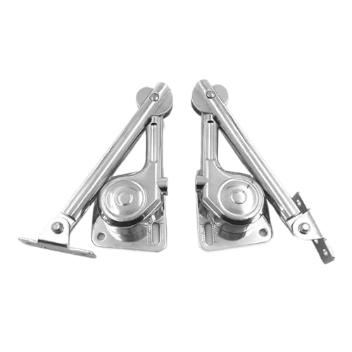 WAFOHSR 2 Stück Absenkautomatik Küchenschrankscharnier Hydraulische Möbel Schranktürscharnier Möbel Lift Up Flap Stay Support Hardware von WAFOHSR