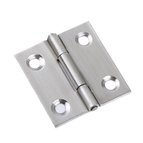 WAFOHSR 2 Stück Selbstschließendes Federtürscharnier Edelstahlscharnier for Fensterschränke Schmuckschatullen Automatische Rebound-Hardware (2inch) von WAFOHSR