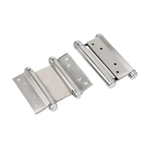 WAFOHSR 2 Stücke 3 Zoll Doppeltürscharnier Schrank Schublade Hintern Scharnier Türschaukel Edelstahl Scharniere Mit Schrauben Handwerkzeuge Hardware von WAFOHSR