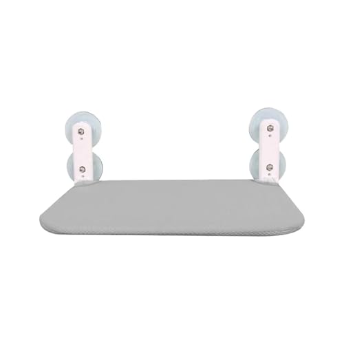 WAFOHSR 30 * 45 cm Faltbare Katze Hängematte Vier Jahreszeiten Universal Beige Mesh Katze Nest Saugnapf Fenster Sonne Hängenden Korb Pet Liefert KatzenhäNgematte(B) von WAFOHSR