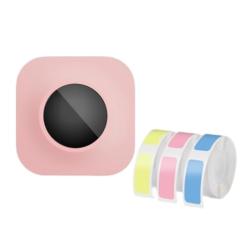 WAFOHSR Q30S Etikettendrucker, Mini-Taschen-Bluetooth-Thermoetikettendrucker, DIY-Datumsaufkleber-Etikettenmaschine, Verschiedene Etikettenpapiere Einfach Zu Bedienen(Pink B) von WAFOHSR