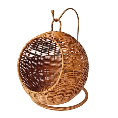 WAFOHSR Rattan-Katzenhaus-Hängekorb-Hängematte for Katzen for Ausruhen KatzenhäNgematte WAFOHSR Rattan-Katzenhaus-Hängekorb-Hängematte for Katzen for Ausruhen KatzenhäNgematte von WAFOHSR