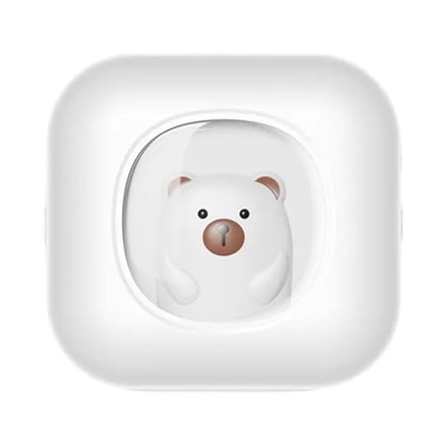 WAFOHSR Tragbarer Mini-Etikettendrucker, Foto-Thermoklebeetikettendrucker, Tintenloser Bluetooth-Taschen-Minidrucker, Aufkleberhersteller, 57 Mm Einfach Zu Bedienen(White) von WAFOHSR