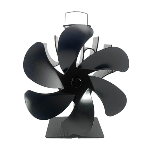 Wärmebetriebener Kaminventilator, Horizontaler Luftstrom, Wärmebetriebener Ofenventilator For Kaminheizungen, Holzofen, Holzbrenner Einfach Zu Bedienen von WAFOHSR