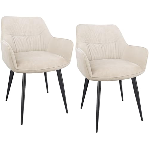 WAFTING Esszimmerstuhl 2er Set, Polsterstuhl esszimmer,esszimmerstühle mit armlehne, Metallbeine, Belastung 120 kg, Stühle für Esszimmer,Küchenstuhl für Wohnzimmer, Arbeitszimmer,Schlafzimmer,Khaki WAFTING Esszimmerstuhl 2er Set, Polsterstuhl esszimmer,esszimmerstühle mit armlehne, Metallbeine, Belastung 120 kg, Stühle für Esszimmer,Küchenstuhl für Wohnzimmer, Arbeitszimmer,Schlafzimmer,Khaki von WAFTING