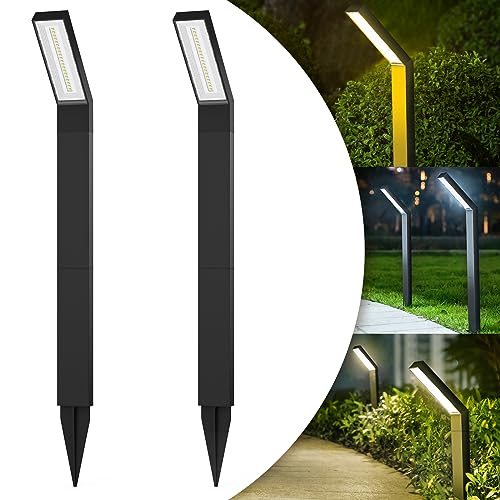WAFTING Solarlampen für Außen Garten, 2 Wasserdichte Solar-Gehwegleuchtens, 3 Lichtmodi, Auto Arbeiten, Aluminium-Solar-Landschaftsleuchten für Garten, Deck, Rasen, Hof, Weg, Einfahrt WAFTING Solarlampen für Außen Garten, 2 Wasserdichte Solar-Gehwegleuchtens, 3 Lichtmodi, Auto Arbeiten, Aluminium-Solar-Landschaftsleuchten für Garten, Deck, Rasen, Hof, Weg, Einfahrt von WAFTING