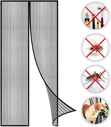 Magnet Fliegengitter Tür Insektenschutz, Der Magnetvorhang Ist Ideal Für Die Balkontür, Kellertür Und Terrassentür, Wohnzimmer Schiebetür Terrassentür von WAFWYY