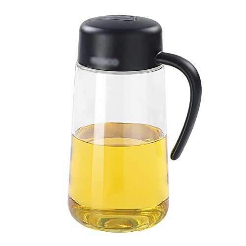 WAGLOS Auto Flip Ölspender Flasche Olivenöl Spenderflasche Tropffreier & Auslauffreier Auslauf Rutschfester Griff Für Küche Kochen 1L,Schwarz WAGLOS Auto Flip Ölspender Flasche Olivenöl Spenderflasche Tropffreier & Auslauffreier Auslauf Rutschfester Griff Für Küche Kochen 1L,Schwarz von WAGLOS