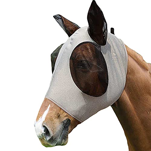 WAGLOS Pferdefliegenmaske Mit Extra Langen Ohren, Glatt- Und Elastizität Fliegenmaske Mit UV-Schutz, Zusätzlicher Komfort-Griff-Soft-Mesh-Pferd-Maske Mit Ohren,1 WAGLOS Pferdefliegenmaske Mit Extra Langen Ohren, Glatt- Und Elastizität Fliegenmaske Mit UV-Schutz, Zusätzlicher Komfort-Griff-Soft-Mesh-Pferd-Maske Mit Ohren,1 von WAGLOS
