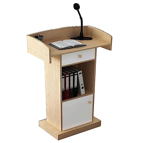 WAGLOS Rednerpult Podiumsständer, hölzerne Rednerpulte mit geräumigen Schubladen, Kanzeln für Kirchen, für Schulklassenzimmer, Hotel-Besprechungsräume, Podien Klassisch elegant WAGLOS Rednerpult Podiumsständer, hölzerne Rednerpulte mit geräumigen Schubladen, Kanzeln für Kirchen, für Schulklassenzimmer, Hotel-Besprechungsräume, Podien Klassisch elegant von WAGLOS