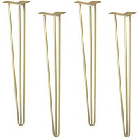 4 WAGNER® design yourself HAIRPIN ST 8275 Tischbeine gold von WAGNER® design yourself