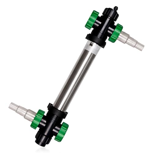 Wagner Green Flex UVC Teichklärer 40 Watt T5 - Flexible vielseitige Anschlussmöglichkeiten - Teich UVC Klärer bis 40 m³ - Koi Teich bis 20 m³ - Strahler zur Entkeimung - Sterilisator Algenvernichter von WAGNER GREEN Alles für den Gartenteich