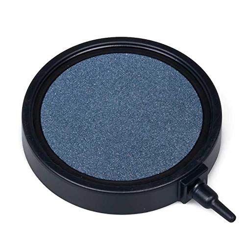 Wagner GREEN Ausströmer Hi-Oxygen Sauerstoff Belüfterstein für Teich und Aquarien. Luftstein zum Anschluss an die Luftpumpe oder Sauerstoffbelüfter, Membranpumpe oder Kolbenkompressor (Scheibe 10 cm) von WAGNER GREEN Alles für den Gartenteich