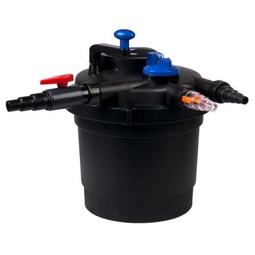 Wagner Green Druckfilter GPF-5000 mit integriertem UVC Gerät für Teiche bis 8000 Liter für Fischteiche (GPF-5000) von WAGNER GREEN Alles für den Gartenteich