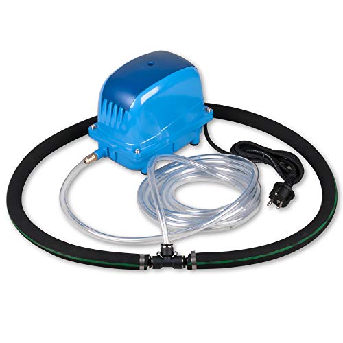 Wagner Green Teichbelüfter-Set AP-80 Luftpumpe mit Japan Belüfterring Ø 50 cm zur Sauerstoffanreicherung in Ihrem Koiteich. EIN Profi Teichbelüfter ALA Eisfreihalter im Winter zu verwenden… von WAGNER GREEN Alles für den Gartenteich