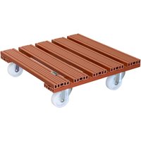 WAGNER SYSTEM Multiroller »GreenHome«, BxL: 38,5 x 38,5 cm, Holz-Polymer-Werkstoffe (WPC) - braun von WAGNER SYSTEM