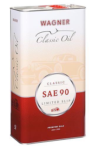 WAGNER Sperrdifferential LS Hypoid-Getriebeöl SAE 90, API GL-5 LS| Hohes Lasttragevermögen, Geräusch- & Verschleißschutz | Getriebeöle für Antriebsachsen & Lamellensperrdifferentiale | 5 Liter von Wagner
