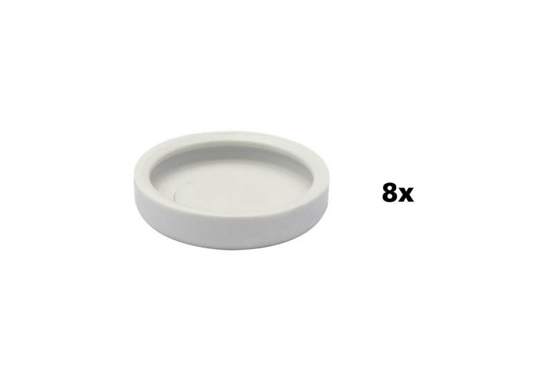 WAGNER design yourself Klick-Gleiter QuickClick® Nachfüllpack für Stuhlgleiter, Kunststoffgleiter, Möbelgleiter - 8er-Set Ersatzgleiter austauschbar - Kunststoff HYPER - Durchmesser Ø 17, 20, 25, 30, 40, 50 mm - für Basis Ø 17, 20, 25, 30, 40, 50 mm - Made in DE von WAGNER design yourself