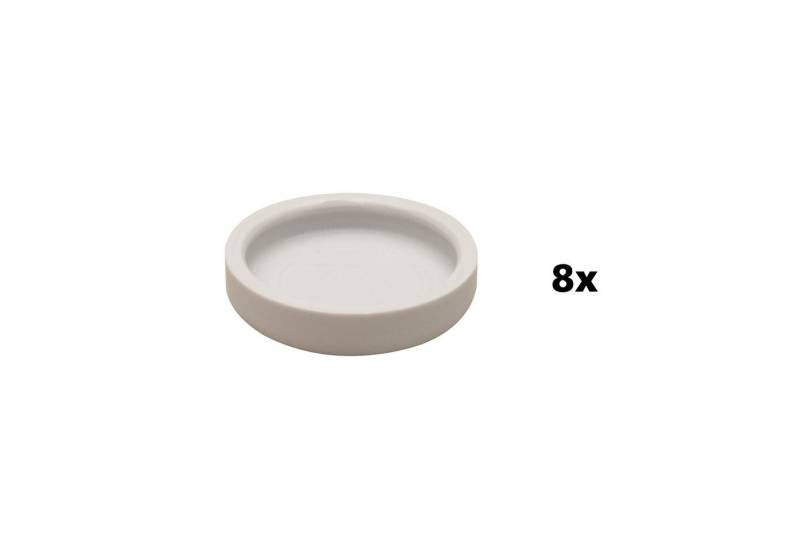 WAGNER design yourself Klick-Gleiter QuickClick® Nachfüllpack für Stuhlgleiter, Möbelgleiter, Kunststoffgleiter - 8er-Set Ersatzgleiter austauschbar - Kunststoff SLIM (flach) - Durchmesser Ø 17, 20, 25 mm - für Basis Ø 17, 20, 25 mm - Made in DE von WAGNER design yourself
