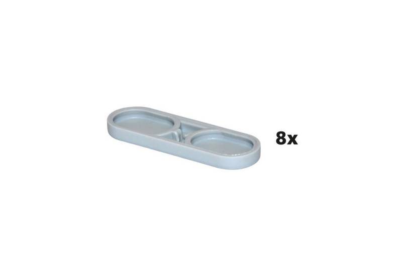 WAGNER design yourself Klick-Gleiter QuickClick® TANDEM Stuhlgleiter Kunststoffgleiter I 8er-Set Ersatzgleiter austauschbar - Kunststoff HYPER - 39 x 12 mm I für Basis 32 x 15 mm - Made in DE von WAGNER design yourself