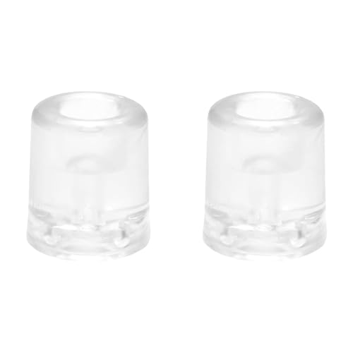 WAGNER Bodentürstopper/Wandtürstopper VULKANO MEDIUM - Durchmesser Ø 31 x 34 mm, Puffer aus hochwertigem Vollgummi, transparent, zum Schrauben - 15206421 (Packung mit 2) von WAGNER design yourself