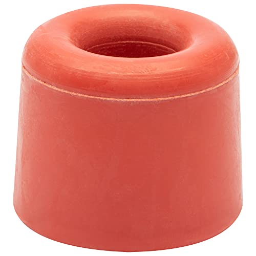 WAGNER Bodentürstopper/Wandtürstopper VULKANO SMALL - Durchmesser Ø 30 x 24 mm, Puffer aus hochwertigem Vollgummi, rot, zum Schrauben - 15205121 von WAGNER