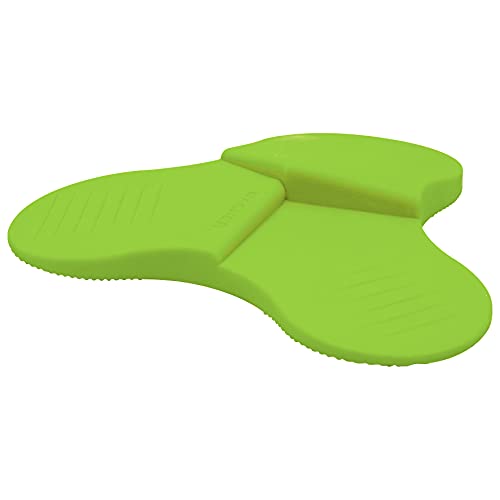 WAGNER Bodentürstopper 3STOP COLOR GREEN - Durchmesser Ø 108 x 19 mm, Kunststoff Elastomer, preisausgezeichnet, grün - 3 unterschiedliche Keilhöhen, diverse Anwendungen - 15698601 von WAGNER